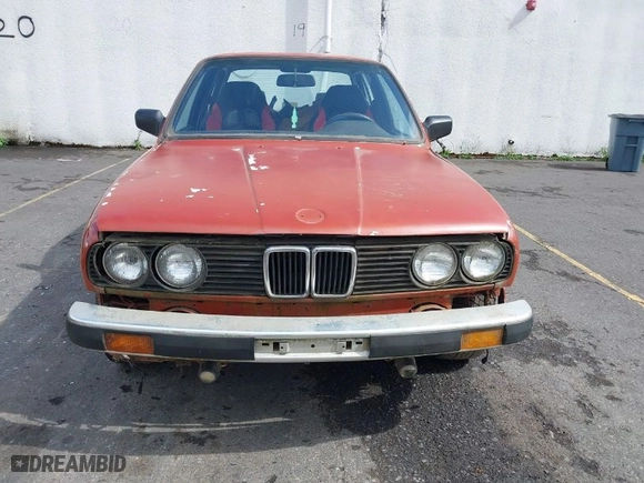 1986 BMW 325 with VIN WBAAE6409G0991130, listed as a IAAI auction lot 39478438 with NaN miles. Bid and sale history available at carsss.com. Image 6.