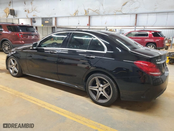 2016 Mercedes-Benz C-Class C 300 Luxury with VIN 55SWF4KBXGU172643, listed as a Copart auction lot 44992155 with 131,756 mi miles and Salvage Title. Bid and sale history available at carsss.com. Image 2.