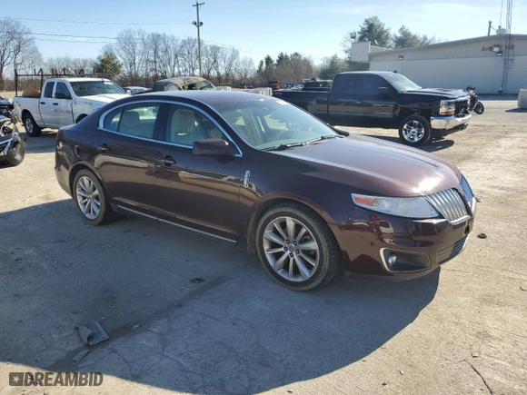 2010 Lincoln MKS w/EcoBoost with VIN 1LNHL9FT0AG610419, listed as a Copart auction lot 42925995 with 62,091 mi miles and Salvage Title. Bid and sale history available at carsss.com. Image 4.