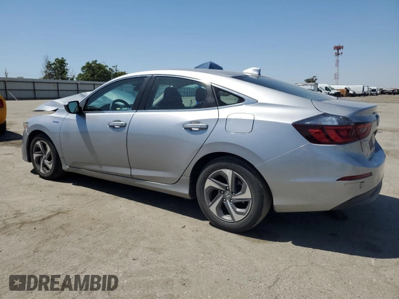 2019 Honda Insight LX z VIN 19XZE4F15KE021890, wystawiony jako Copart lot #56342525 z przebiegiem Nie podano mil oraz Szkoda całkowita • Salvage title. Historia ofert i sprzedaży dostępna na DreamBid. Obrazek 2.