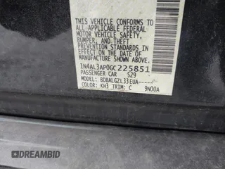 2016 Nissan Altima SV with VIN 1N4AL3AP0GC225851, listed as a IAAI auction lot 41662946 with 119,033 mi miles and . Bid and sale history available at DreamBid. Image 9.