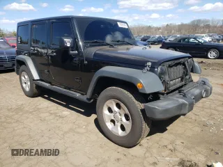 2016 Jeep Wrangler Unlimited Sport with VIN 1C4BJWDG8GL314780, listed as a Copart auction lot 49289995 with 150,790 mi miles and Salvage Title. Bid and sale history available at DreamBid. Image 4.