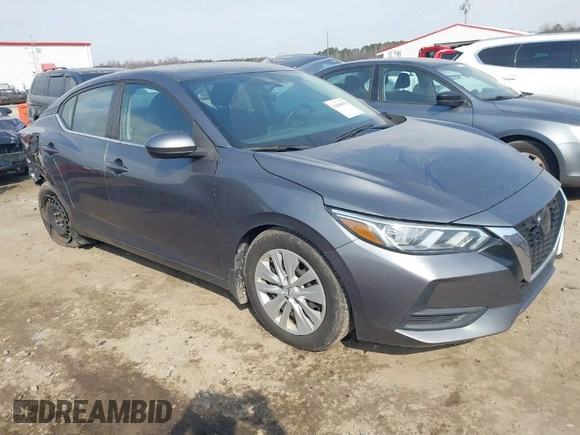2020 Nissan Sentra S with VIN 3N1AB8BV5LY292473, listed as a IAAI auction lot 41666050 with 132,026 mi miles. Bid and sale history available at carsss.com. Image 1.