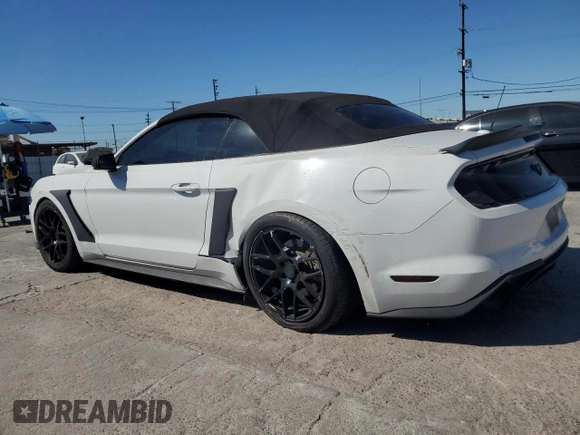 2018 Ford Mustang EcoBoost Premium z VIN 1FATP8UH4J5142658, wystawiony jako Copart lot #61258255 z przebiegiem 76 531 mil mil oraz Szkoda całkowita • Salvage title. Historia ofert i sprzedaży dostępna na DreamBid. Obrazek 2.