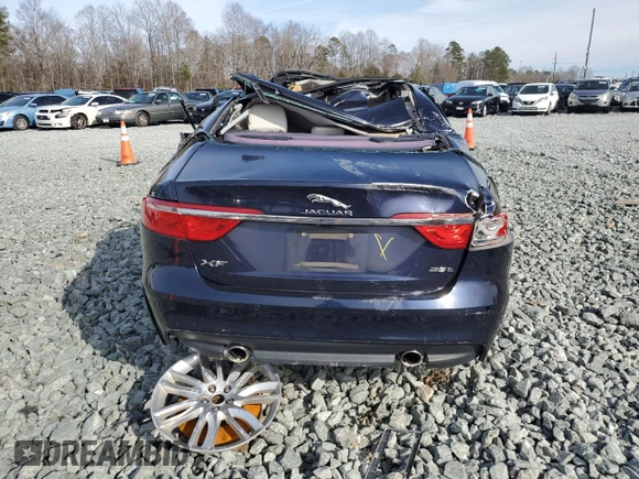 2016 Jaguar XF 35t Prestige with VIN SAJBE4BV1GCY21855, listed as a Copart auction lot 45766485 with Not Provided miles and Salvage Title. Bid and sale history available at DreamBid. Image 6.