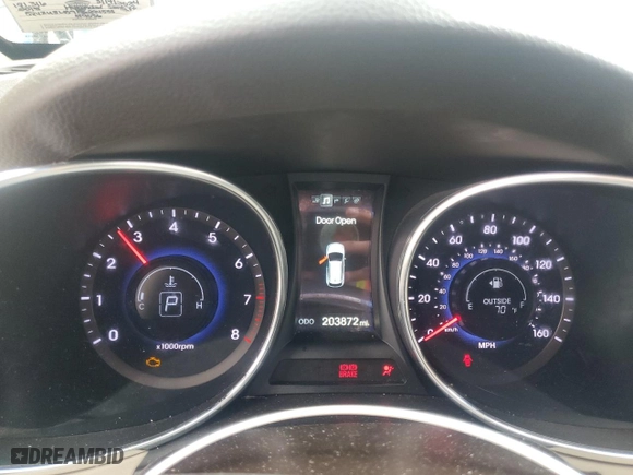 2015 Hyundai Santa Fe Sport with VIN 5XYZU3LB9FG294558, listed as a Copart auction lot 51711175 with 203,872 mi miles and Clean Title. Bid and sale history available at carsss.com. Image 9.