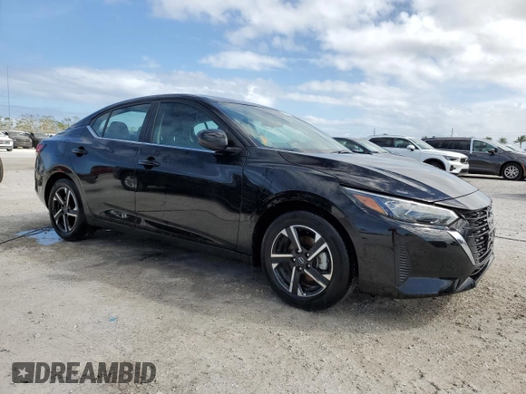 2024 Nissan Sentra SV with VIN 3N1AB8CV8RY341219, listed as a Copart auction lot 46607095 with Not Provided miles and Non Repairable. Bid and sale history available at DreamBid. Image 4.