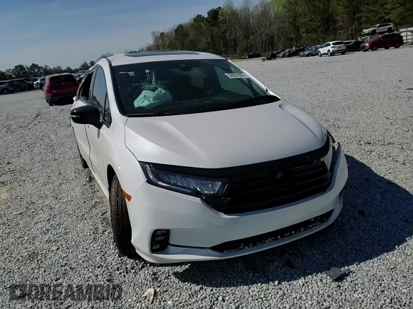 2024 Honda Odyssey Sport with VIN 5FNRL6H72RB067314, listed as a Copart auction lot 50687805 with 20,805 mi miles and Salvage Title. Bid and sale history available at DreamBid. Image 12.