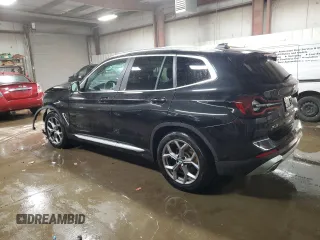 2023 BMW X3 xDrive30i with VIN 5UX53DP07P9S81101, listed as a Copart auction lot 50319775 with 12,378 mi miles and Salvage Title. Bid and sale history available at carsss.com. Image 2.
