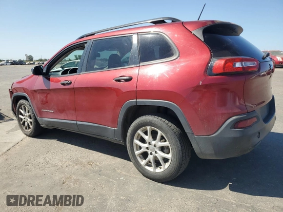 2016 Jeep Cherokee Sport with VIN 1C4PJLAB8GW378006, listed as a Copart auction lot 61201345 with 159,129 mi miles and Salvage title. Bid and sale history available at DreamBid. Image 2.