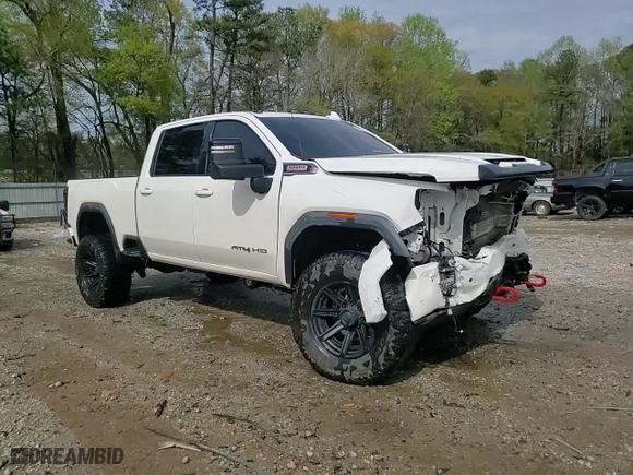 2021 GMC Sierra 2500HD AT4 with VIN 1GT49PEY4MF151246, listed as a Copart auction lot 49975935 with 71,458 mi miles and Salvage Title. Bid and sale history available at carsss.com. Image 14.