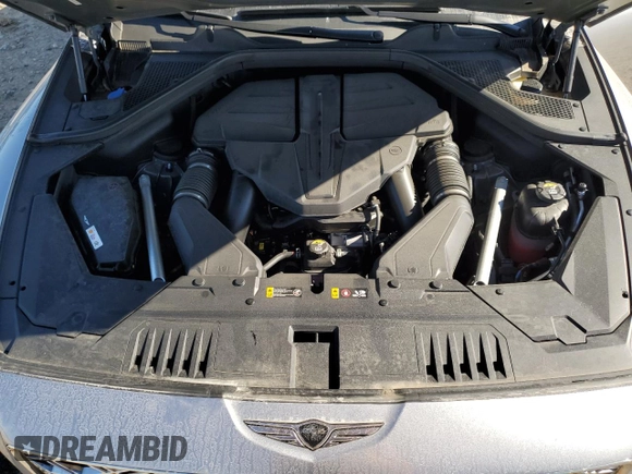 2025 Genesis GV80 Prestige with VIN KMUHEESC2SU213789, listed as a Copart auction lot 80718504 with 6,644 mi miles and Salvage Title. Bid and sale history available at DreamBid. Image 14.