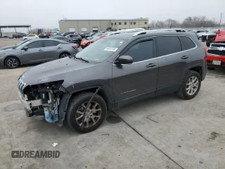 2017 Jeep Cherokee Latitude with VIN 1C4PJMCB0HW656773, listed as a Copart auction lot 44491745 with 110,195 mi miles and Salvage Title. Bid and sale history available at carsss.com. Image 1.