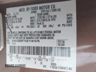 2014 Ford Transit Connect XLT with VIN NM0GS9F7XE1141576, listed as a IAAI auction lot 42458602 with 196,654 mi miles and . Bid and sale history available at DreamBid. Image 9.