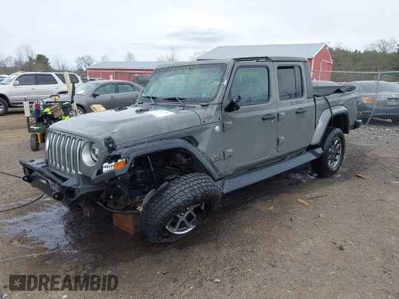 2020 Jeep Gladiator Overland с VIN 1C6HJTFG8LL148185, выставлен на аукционе IAAI как лот 41844491 с пробегом 128 235 миль миль и . История ставок и продаж доступна на DreamBid. Изображение 2.