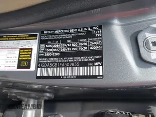 2015 Mercedes-Benz M 400 с VIN 4JGDA5GB1FA509855, выставлен на аукционе IAAI как лот 42518093 с пробегом 100 682 миль миль и . История ставок и продаж доступна на DreamBid. Изображение 9.