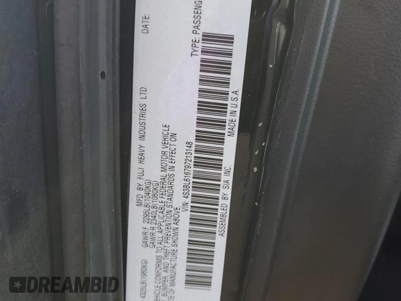 2009 Subaru Legacy Special z VIN 4S3BL616797213148, wystawiony jako Copart lot #46076935 z przebiegiem 147 437 mil mil oraz Szkoda całkowita • Salvage title. Historia ofert i sprzedaży dostępna na DreamBid. Obrazek 15.