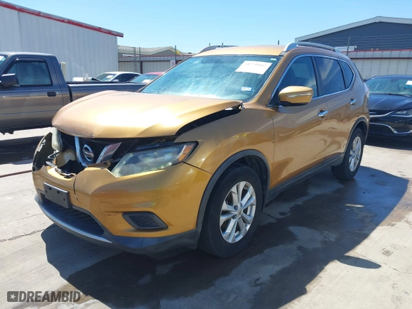 2015 Nissan Rogue S with VIN KNMAT2MT6FP510526, listed as a IAAI auction lot 41779947 with 99,132 mi miles. Bid and sale history available at carsss.com. Image 20.