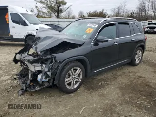 2022 Mercedes-Benz GLB with VIN W1N4M4HB3NW200550, listed as a Copart auction lot 88122485 with 0 mi miles and Salvage Title. Bid and sale history available at carsss.com. Image 1.