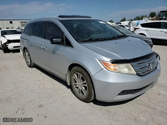 2013 Honda Odyssey EX-L with VIN 5FNRL5H66DB090539, listed as a Copart auction lot 72362744 with 167,488 mi miles and Salvage Title. Bid and sale history available at carsss.com. Image 14.