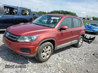 2015 Volkswagen Tiguan S z VIN WVGAV7AX4FW023552, wystawiony jako Copart lot #55904805 z przebiegiem 213 510 mil mil oraz Czysty tytuł • Clean title. Historia ofert i sprzedaży dostępna na DreamBid. Obrazek 1.
