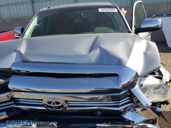 2016 Toyota Tundra 4WD Truck Platinum with VIN 5TFAW5F19GX516665, listed as a Copart auction lot 82932694 with 146,222 mi miles and Salvage Title. Bid and sale history available at carsss.com. Image 11.