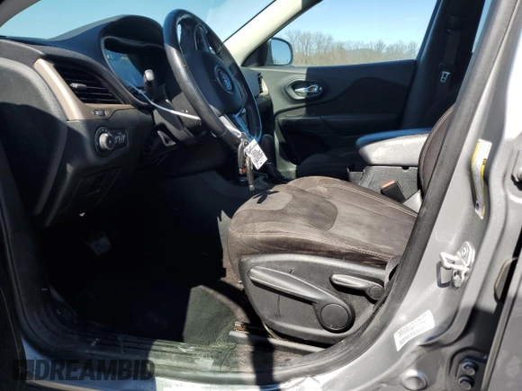2015 Jeep Cherokee North with VIN 1C4PJMCS0FW565466, listed as a Copart auction lot 46476615 with 109,040 mi miles and Salvage Title. Bid and sale history available at carsss.com. Image 7.