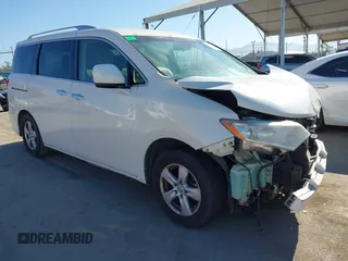 2012 Nissan Quest LE z VIN JN8AE2KP0C9049554, wystawiony jako IAAI lot #42218780 z przebiegiem 82 199 mil mil oraz . Historia ofert i sprzedaży dostępna na DreamBid. Obrazek 1.