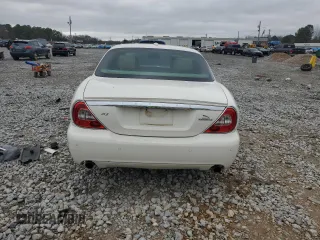 2008 Jaguar XJ with VIN SAJWA79B48SH21186, listed as a Copart auction lot 43704975 with 197,944 mi miles and Salvage Title. Bid and sale history available at carsss.com. Image 6.