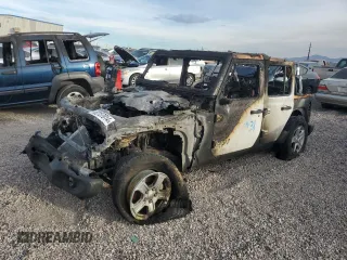 2020 Jeep Wrangler Unlimited Sport S z VIN 1C4HJXDN0LW230671, wystawiony jako Copart lot #82137014 z przebiegiem Nie podano mil oraz Nie do naprawy • Non repairable. Historia ofert i sprzedaży dostępna na DreamBid. Obrazek 1.