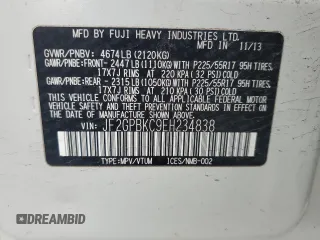 2014 Subaru Crosstrek Touring z VIN JF2GPBKC9EH234838, wystawiony jako Copart lot #55550235 z przebiegiem 151 475 mil mil oraz Nie do naprawy • Non repairable. Historia ofert i sprzedaży dostępna na DreamBid. Obrazek 15.