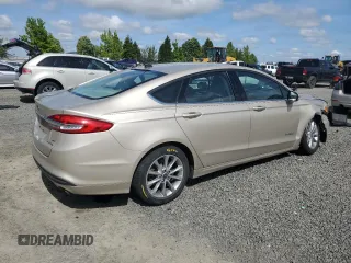 2017 Ford Fusion Hybrid SE with VIN 3FA6P0LU8HR319135, listed as a Copart auction lot 57462035 with 75,288 mi miles and Salvage title. Bid and sale history available at DreamBid. Image 3.