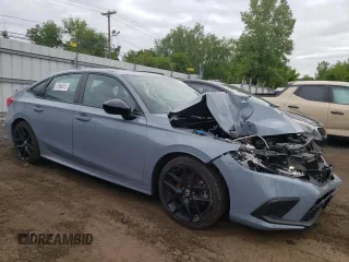 2022 Honda Civic Si z VIN 2HGFE1E59NH470649, wystawiony jako Copart lot #57964615 z przebiegiem 57 336 mil mil oraz Szkoda całkowita • Salvage title. Historia ofert i sprzedaży dostępna na DreamBid. Obrazek 4.