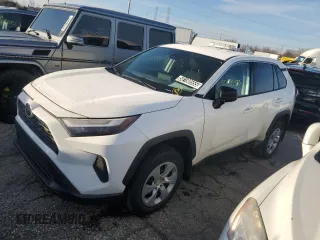 2023 Toyota RAV4 LE with VIN 2T3F1RFV5PC351458, listed as a Copart auction lot 50188555 with 37,861 mi miles and Clean Title. Bid and sale history available at carsss.com. Image 1.