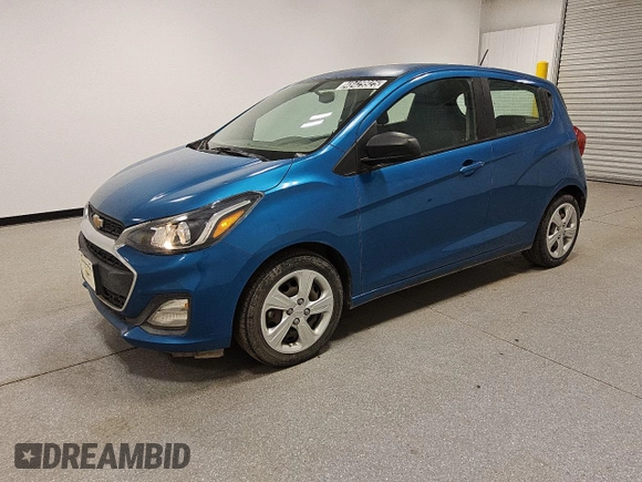 2020 Chevrolet Spark LS with VIN KL8CB6SA7LC481005, listed as a Copart auction lot 48429925 with 74,760 mi miles and Clean Title. Bid and sale history available at DreamBid. Image 1.