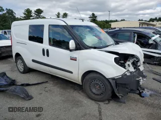 2021 Ram ProMaster City Passenger SLT with VIN ZFBHRFBBXM6V73875, listed as a Copart auction lot 68003264 with 52,217 mi miles and Salvage Title. Bid and sale history available at carsss.com. Image 4.