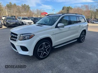 2019 Mercedes-Benz GLS 550 with VIN 4JGDF7DE4KB222512, listed as a Copart auction lot 54090065 with 38,005 mi miles and Salvage title. Bid and sale history available at DreamBid. Image 2.