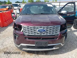 2018 Ford Explorer Platinum with VIN 1FM5K8HT7JGA52887, listed as a IAAI auction lot 40377025 with 92,577 mi miles. Bid and sale history available at carsss.com. Image 6.