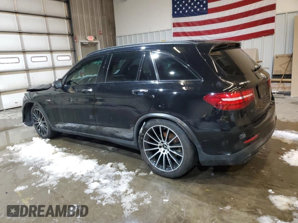 2017 Mercedes-Benz GLC with VIN WDC0G6EB5HF281756, listed as a Copart auction lot 43410535 with 86,904 mi miles and Salvage Title. Bid and sale history available at carsss.com. Image 2.