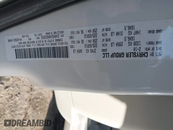 2010 Dodge Grand Caravan SXT with VIN 2D4RN5DX8AR239352, listed as a IAAI auction lot 41773487 with 86,084 mi miles and . Bid and sale history available at DreamBid. Image 9.