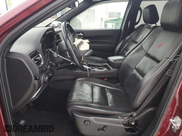 2021 Dodge Durango R/T with VIN 1C4SDJCT7MC848471, listed as a Copart auction lot 88320015 with 57,104 mi miles and Salvage Title. Bid and sale history available at DreamBid. Image 7.