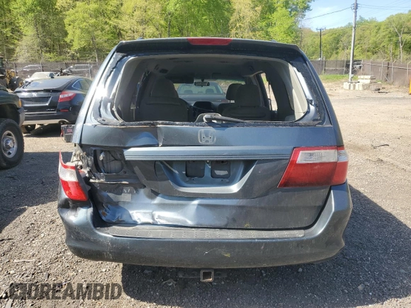 2006 Honda Odyssey EX with VIN 5FNRL38416B417578, listed as a Copart auction lot 53649135 with 0 mi miles and Salvage Title. Bid and sale history available at carsss.com. Image 6.