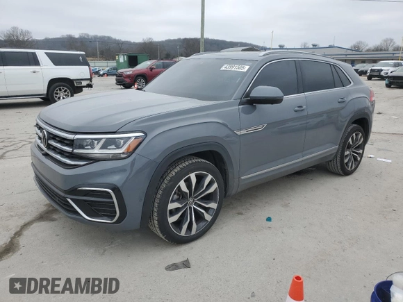 2022 Volkswagen Atlas SEL Premium R-Line с VIN 1V2FE2CA7NC218680, выставлен на аукционе Copart как лот 43991505 с пробегом 54 471 миль миль и Чистый • Clean title. История ставок и продаж доступна на DreamBid. Изображение 1.