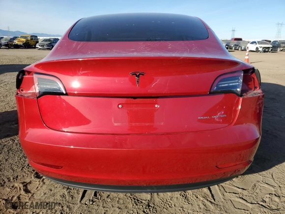 2023 Tesla Model 3 Long Range with VIN 5YJ3E1EB9PF610537, listed as a Copart auction lot 86519084 with NaN miles and Salvage Title. Bid and sale history available at carsss.com. Image 6.