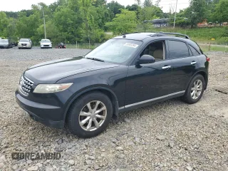 2007 Infiniti FX35 with VIN JNRAS08W37X206549, listed as a Copart auction lot 59880394 with 271,982 mi miles and Clean Title. Bid and sale history available at carsss.com. Image 1.