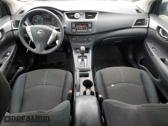 2017 Nissan Sentra S with VIN 3N1AB7AP8HY338639, listed as a Copart auction lot 53784335 with 121,369 mi miles and Salvage Title. Bid and sale history available at DreamBid. Image 8.