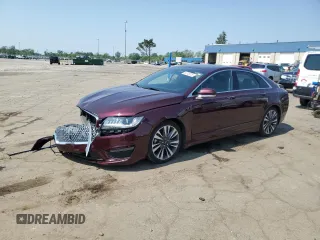 2017 Lincoln MKZ Reserve with VIN 3LN6L5E90HR645504, listed as a Copart auction lot 60748225 with 41,519 mi miles and Salvage title. Bid and sale history available at DreamBid. Image 1.