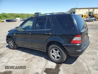 2001 Mercedes-Benz M-Class with VIN 4JGAB54E61A232157, listed as a Copart auction lot 53482584 with 137,549 mi miles and Salvage Title. Bid and sale history available at carsss.com. Image 2.
