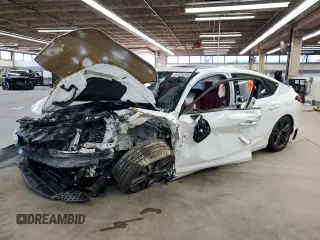 2025 Acura Integra w/A-Spec Package z VIN 19UDE4H39SA010775, wystawiony jako Copart lot #46504005 z przebiegiem Nie podano mil oraz Szkoda całkowita • Salvage title. Historia ofert i sprzedaży dostępna na DreamBid. Obrazek 1.