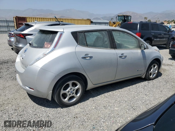 2013 Nissan LEAF SL with VIN 1N4AZ0CP9DC403018, listed as a Copart auction lot 62382065 with 63,497 mi miles and Clean title. Bid and sale history available at DreamBid. Image 3.